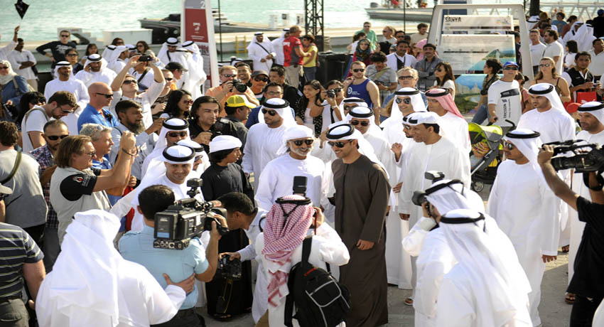 HH Sheikh Hazza bin Sultan Al Nahyan & VIPs In Abu Dhabi