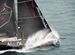 Azzam cuts her way through the ocean waves. Credit Paul Todd/Volvo Ocean Race