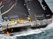 Azzam cuts her way through the ocean waves. Credit Paul Todd/Volvo Ocean Race