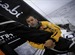 Abu Dhabi Ocean Racing bowman, Wade Morgan, in action