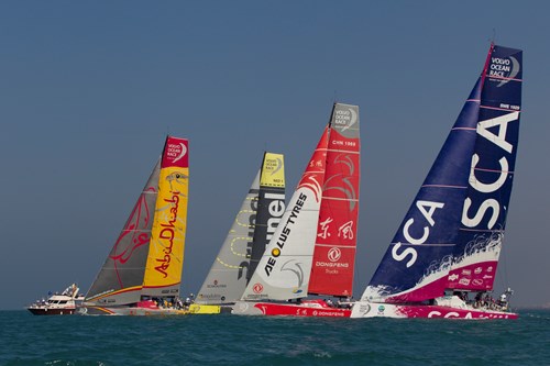Team SCA secured its first win in the Volvo Ocean Race 2014-15 - Photo by Ian Roman - Abu Dhabi Ocean Racing.jpg