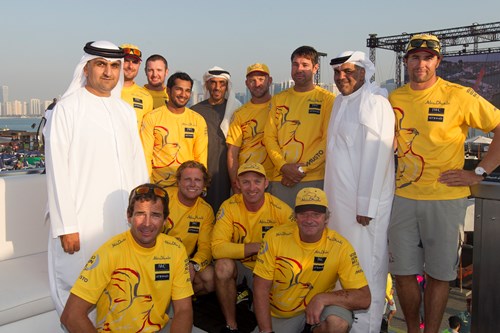 His Highness Sheikh Nahyan Bin Zayed Al Nahyan meets Abu Dhabi Ocean Racing team members - Photo by Ian Roman - Abu Dhabi Ocean Racing.jpg